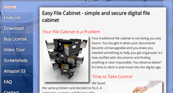 Desktop Screenshot of easyfilecabinet.com