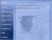 Tablet Screenshot of easyfilecabinet.com